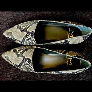 Marc Fisher, womens flats, snakeskin, size 7